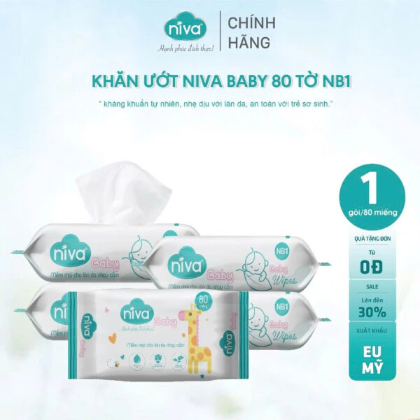 KHĂN ƯỚT NIVA BABY NB1